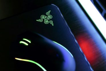 Razer mouse on Razer mousepad