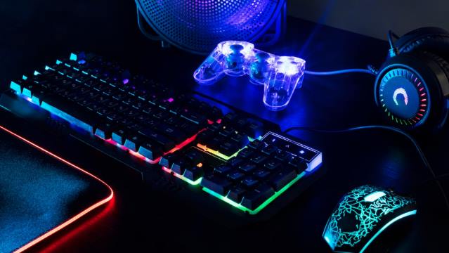 led-colored keyboard