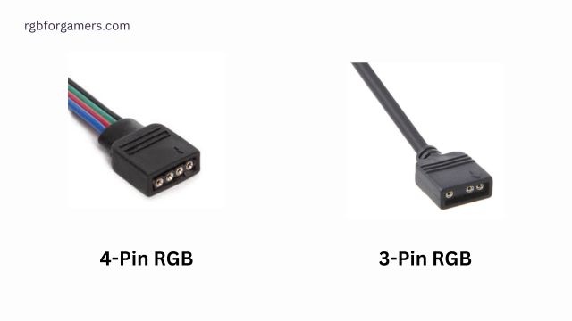 types of RGB header connectors in terms of pin configuration