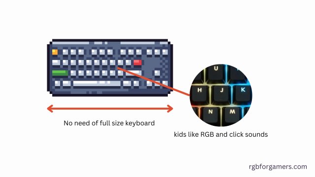 Gaming keyboard for kids and importance of RGB 