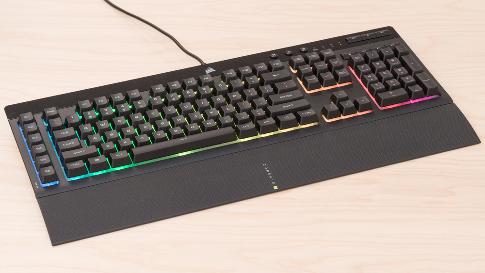 Corsair K55 RGB PRO XT, one of the quietest gaming keyboard