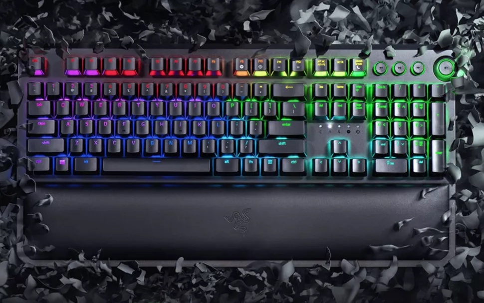 razer blackwidow elite quietest gaming keyboard