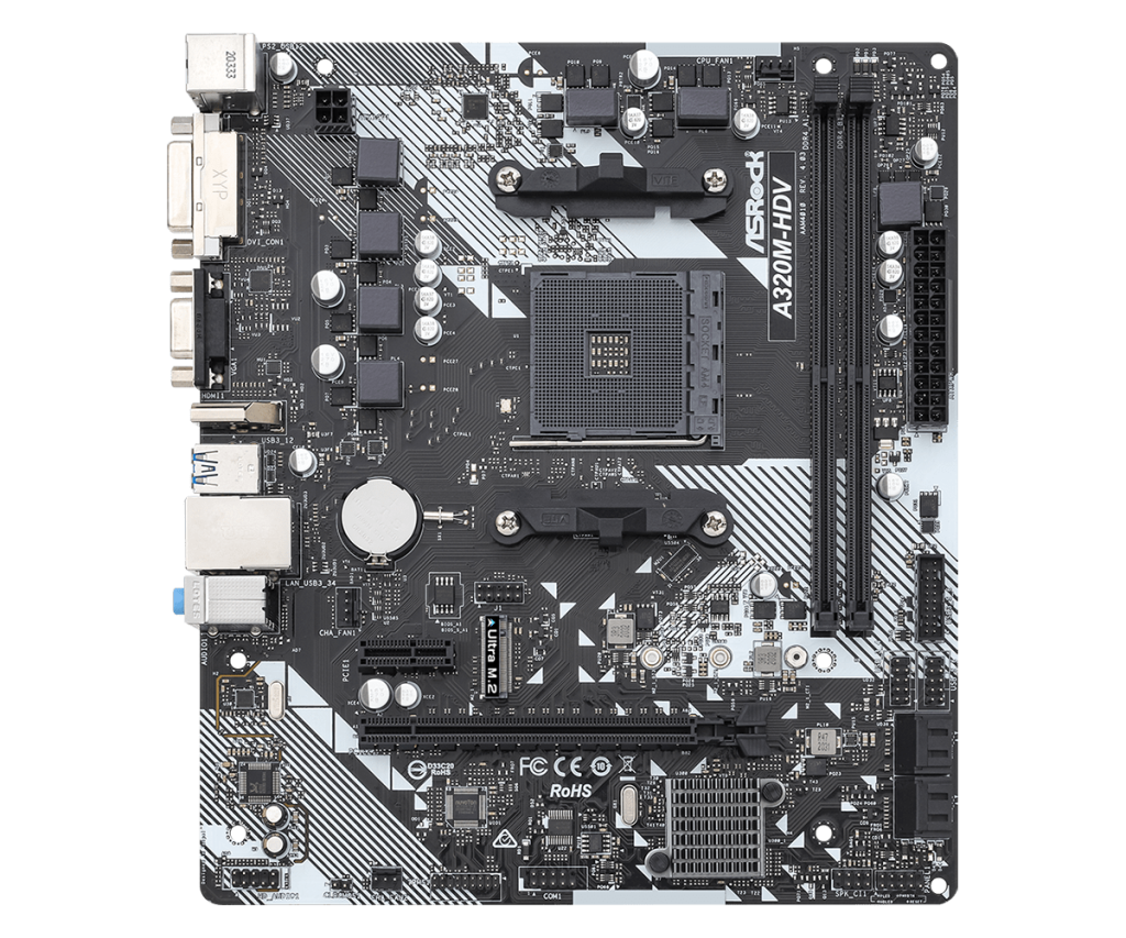 A320M-HDVL2 motherboard from ASRock brand