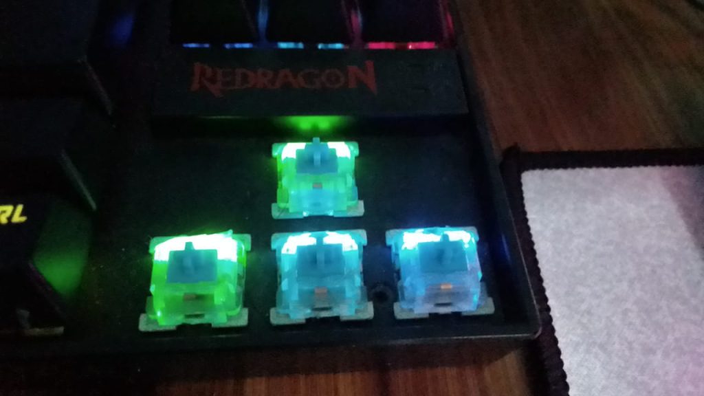 Redragon K552 Kumara LED RGB backlight