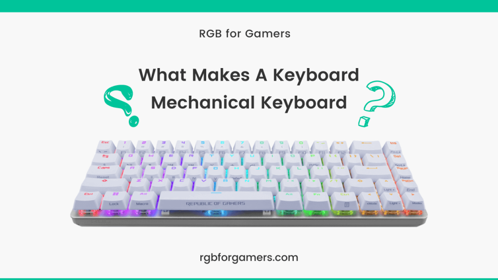 What Makes A Keyboard Mechanical Keyboard