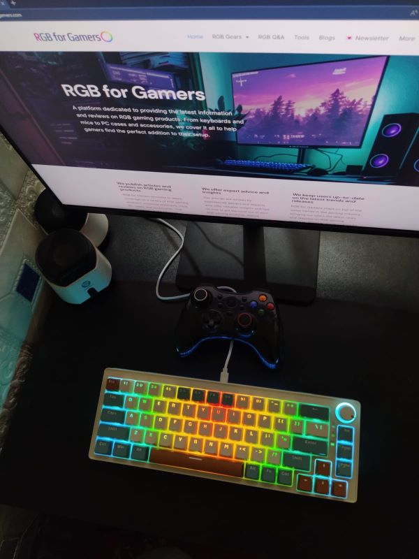 RGB of zifriend za68 mechanical rgb gaming keyboard